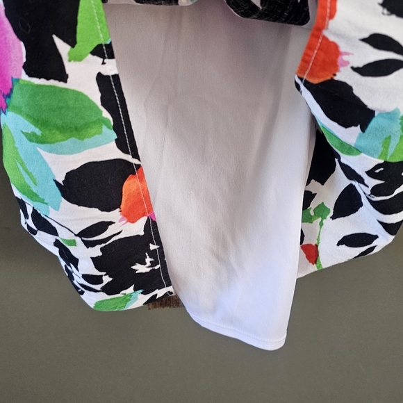 Snap Multi Color Floral Adjustable Strap Sundress Size Juniors 13 - Picture 6 of 16